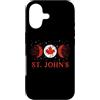 St. John's Canada Flag Tees Custodia per iPhone 17 Bandiera del Canada di San Giovanni