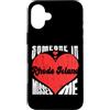 Someone Misses Me In US State Of Rhode I Custodia per iPhone 16 Plus Someone In Rhode Island Misses Me Cuore Retro Vintage
