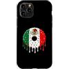 Paint Dripping Donut Lover Pop Art Herit Custodia per iPhone 11 Pro Ciambella Doughnut Bandiera messicana Messico Pride Love Graffiti Drip