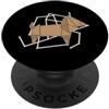 Paperfolding paper fold folding techniqu Cane Paperfolding PopSockets PopGrip Adesivo