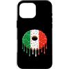 Paint Dripping Donut Lover Pop Art Herit Custodia per iPhone 16 Pro Max Ciambella Ciambella Bandiera Italia Orgoglio Italiano Amore Graffiti Drip