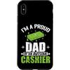 Cashier Dad Retail Worker Proud Father S Custodia per iPhone XS Max Orgoglioso papà di un fantastico lavoratore al dettaglio del cassiere