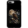 Jeff Hobrath Custodia per iPhone 7 Plus/8 Plus Aquila calva Luna Piena Wilderness Montagna Wildlife Art