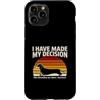 Dachshund Lover Here Forever Custodia per iPhone 11 Pro Ho preso la mia decisione bassotto qui per sempre