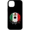 Paint Dripping Donut Lover Pop Art Herit Custodia per iPhone 14 Plus Ciambella Doughnut Bandiera messicana Messico Pride Love Graffiti Drip