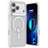 H HARDY Cover Antiurto + Protezione Fotocamera Per Apple iPhone 17 Pro | Hazy MagCase, Bianco Opaco, Effetto Fumé, MagSafe, Anti-Impronte + 4 Set Vetro Fotocamera (12 Pz)