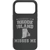 Someone Misses Me In US State Of Rhode I Custodia per iPhone 17 Pro Max Someone In Rhode Island Misses Me Cuore Vintage Stato