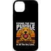 Golden Retriever Puddle Humor Custodia per iPhone 14 Plus Trovato l'unica pozzanghera in tutta la terra asciutta