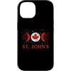 St. John's Canada Flag Tees Custodia per iPhone 14 Bandiera del Canada di San Giovanni