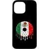 Paint Dripping Donut Lover Pop Art Herit Custodia per iPhone 13 Pro Max Ciambella Doughnut Bandiera messicana Messico Pride Love Graffiti Drip