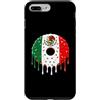 Paint Dripping Donut Lover Pop Art Herit Custodia per iPhone 7 Plus/8 Plus Ciambella Doughnut Bandiera messicana Messico Pride Love Graffiti Drip