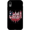Liberia Tees Custodia per iPhone XR Liberia gotica tipografia con bandiera liberiana orgoglio
