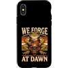 Blacksmith Frog Forge Workshop Custodia per iPhone X/XS Forgiamo All'alba Rana Fabbro