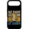 Frog Painter Painting Artist Custodia per iPhone Air Dipingiamo All'alba Rana Painter Mattina