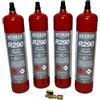 Tecno Cold | Gas Refrigerante R290 Propano in Bombola da 370g - Refrigerante Naturale per Climatizzatori e Frigoriferi - Alta Purezza - Bombola per Ricarica Impianti HVAC