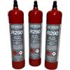 Tecno Cold | Gas Refrigerante R290 Propano in Bombola da 370g - Refrigerante Naturale per Climatizzatori e Frigoriferi - Alta Purezza - Bombola per Ricarica Impianti HVAC