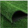 Arredo Prato sintetico (spessore 10 mm) erba finta artificiale calpestabile di alta qualità, manto erboso, stabilità ai raggi UV, auto drenante e atossico materiale polipropilene (2X25 METRI)