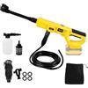 luolety Idropulitrice a batteria compatibile con Dewalt 18/20 V, idropulitrice portatile da 69 bar, pistola a pressione con ugello spray 6 in 1, tubo da 5 m per irrigazione del pavimento dell'auto (senza