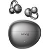 SANAG Cuffie Open Ear Bluetooth 6.0, Auricolari Clip-on Senza Fili con Audio Dyna HiFi, Anti-Perdita di Suono, AI ENC, IP67 Impermeabile, Batteria 40H, Controllo App per Sport Corsa