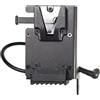 Generic Adattatore batteria V-Mount per Amaran Halo 100x, Ray 60c, Ray 120c e Pano 120c, 24V, 140W, 3mm in acciaio inox, con cavo DC da 20 cm