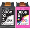 st@r ink Starink 308XL Compatibile con Cartucce HP 308 XL Envy 6132e 6120e 6100e