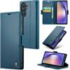 oiysrtoc Cover per Samsung Galaxy A54 in Pelle PU Premium, Portafoglio con 3 Fessure Carte e Supporto, Blocco RFID, Chiusura Magnetica Custodia Samsung Galaxy A54, Blu