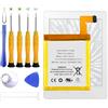BOVDRO Compatibile con e-book, batteria di ricambio per e-reader, batteria MC-265360, con strumento di riparazione incluso