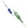 Goobay 59615 - Cavo in fibra ottica (FTTH) monomodale (OS2) Simplex/SC APC (8°) maschio a LC-UPC (8°) maschio/cavo onda luminosa, 25 m