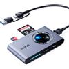 llano 4.0 Lettore di Schede Micro SD, USB-C 5 Gbit/s, 2 in 1 Card Reader