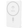 DUDAO Power Bank Mini MagSafe 5000, Power Bank Wireless Magnetico MagSafe da 5000mAh, Ricarica Rapida 15W, Ultra Compatto, Compatibile iPhone MagSafe e Android Wireless