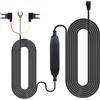 XYBkey Kit hardwire per specchietto retrovisore dashcam con porta TYPE-C per d ashcam, specchietto retrovisore dashcam, cavo di alimentazione da 12 V-30 V a 5 V caricabatteria da auto cavo di
