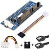 Youmile Adattatore femmina PCBA IDE/PATA 40 pin da disco a adattatore femmina SATA Convertitore PCBA con cappuccio e cavo, per desktop e disco rigido da 3,5