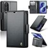 oiysrtoc Cover per Samsung Galaxy Z Fold 8 in Pelle PU Premium, Portafoglio con 3 Fessure Carte e Supporto, Blocco RFID, Chiusura Magnetica Custodia Samsung Galaxy Z Fold 8, Nero