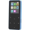 Omquot Lettore MP3 Touchscreen Ad Alta fedeltà Bluetooth Suono Senza Perdita per Uso Quotidiano Lega di Zinco Portatile da 1,8 Pollici (#1)