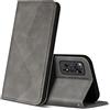 ZONNAVI Cover per Xiaomi Redmi Note 11 PRO 4G/5G, Flip Custodia Pelle PU con [Slot Cart] [Supporto Stand] [Magnetica], Cover a Libro Portafoglio per Xiaomi Redmi Note 11 PRO 4G/5G (Grigio)