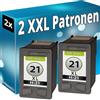 Inkadoo 2 cartucce d'inchiostro compatibili con HP 21 XL DESKJET 3920 3940 D1360 D1460 D1560 D2360 D2460