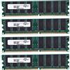 Fegtrty 4X 2.6V DDR 400MHz 1GB Memoria 184Pins PC3200 Desktop per RAM CPU GPU APU Non-ECC CL3 DIMM