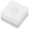 MUJI 無印良品 - Custodia organizer per cavi multifunzione con supporto per telefono, in polipropilene, bianco (1)