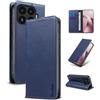Yunubeyii Cover Libro per Xiaomi 17T,Blu | Blocco RFID,Luxury PU Pelle,Portafoglio,Card Holder,Magnetic Phone Custodia,Kickstand,Protettiva,Antiurto