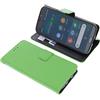 foto-kontor Custodia a Libro Compatibile con Doro 8050/8050 Plus Cover di Colore Verde