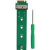 Pilipane Scheda Adattatore SSD a M.2 NGFF Per MZ‑JPV5120/0A4 MZ‑JPU512T/0A6 SD6PQ4M‑128G/256G‑1021 con Dissipatore di Calore in Alluminio, Scheda Adattatore SSD