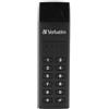 VERBATIM Chiavetta USB Keypad Secure I USB tipo-C I 128GB I Memoria USB con codice di protezione e crittografia I Prolunga USB-C inclusa I USB tipo C per Laptop Notebook ecc. I Nera