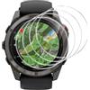 GIOPUEY Pellicola Protettiva per Garmin Fenix 8 PRO MICROLED 51MM, [4 Pezzi] Vetro temperato Schermo Protezione Pellicola [Copertura Completa] [Anti-graffio] - Trasparente