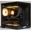 Tiburcc Computer Gaming PC Panoramico mini doppia camera (R7 7700, RTX 5070 12GB) 32GB RAM 1TB NVMe WIFI Bluetooth