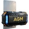 AGM Magrock Cassa Bluetooth Portatile Con Magnetico,IP67 Impermeabile