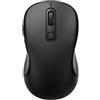 INFINMIND Mouse wireless Bluetooth, ricevitore USB 2.4G e due mouse Bluetooth, silenzioso, programmabile, sistema a risparmio energetico, compatibile con computer, laptop, tablet (nero)