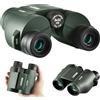 LUXUN 8 x 32 - Binocolo piccolo per adulti, per caccia, grande oculare, ultra harp, mini binocolo per birdwatching, colore: verde