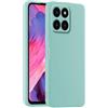 HULLIN Custodia per Telefono in Silicone Colorato, Adatta per HONOR X6a (6.56) - Ciano chiaro