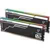 Netac Kit RAM DDR5 6800 MHz 32 GB (2 x 16 GB) CL34, memoria desktop DRAM 288 pin UDIMM, memoria desktop ad alte prestazioni, supporta Intel XMP 3.0 / AMD Expo Nero