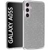 N NEWTOP 3in1 Cover Compatibile con Samsung Galaxy A05S, Custodia Case GLITTER Brillantini Paper Interno Bling TPU + PC Flessibile Morbida Case Posteriore Lucida Protezione Fotocamera (Nero)